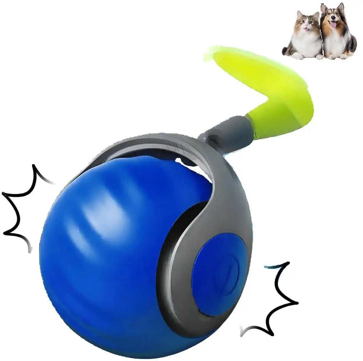 Pouncei Ball™ – Diversión Inteligente para Gatos Felices