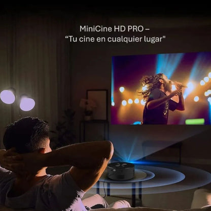 MiniCine HD Pro -Pantalla gigante en un proyector de bolsillo
