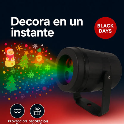 Proyector Navideño de Decoración Instantánea